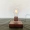 wooden base magnetic floating levitate led bulb lamp