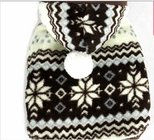 Personalized XS / XL Dog Clothes with Snowflake Print PET Wear Winter Coats For Small Dogs
