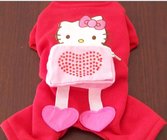 Eco-Friendly Kitty Cat Personalized Whippet Dog Clothes Sweaters , XXS Dog Winter Clothes