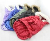 Large Dog Warm Winter Dog Coats and jackets Red , Black Color