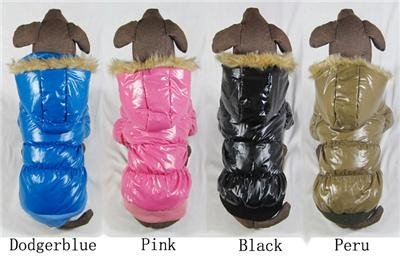 Personalized clothing Waterproof Winter Dog Coat for pitbulls Hoodie Ski jacket