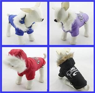 Warmest Fur Winter Dog Coats , small dog apparel for small dog bichon frise