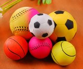 Educational sponge rubber pet dog toy tennis balls for Chihuahua