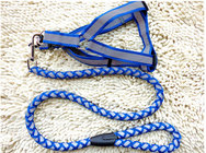 Adjustable Braided retractable round rope dog leash for pet