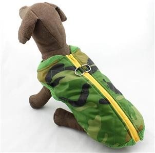 Customizable dog Clothing Puffer Pet Vests Dog Coats fleece blend L - XL