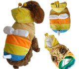 Teddy , Bichon Frise dog clothes Hooded Sweatshirts Acrylic 8" to 16" Cute Bee Shaped