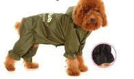 Army Green Dog Raincoat
