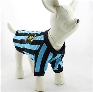 Cotton T-shirts Soccer football Costumes / dog sports jerseys 9 Clubs