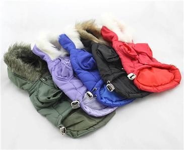 Girls Outerwear Warm Winter Dog Coats / xxs puppy clothes for chihuahuas