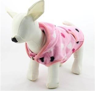 Ladies Pet XXL , XXS puppy clothes Fleece Dog Hoodie Winter Coats for Chihuahua