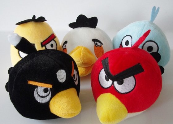 Custom angry birds shaped dog chew toy , pet toy Nontoxic material