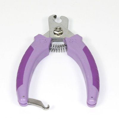 Pet nail clipper for small Dog Grooming Tool scissors purple color