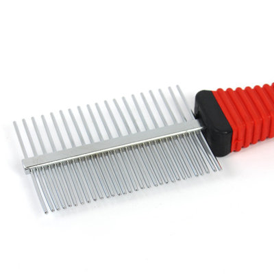 Pet hair comb / cat and dog grooming comb Double sided for beauty