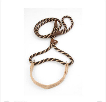 Custom 4 or 6 foot braided rope Dog Walker Martingale Leash