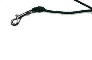 Durable Timberwolf Alpine Rope 2-Dog Lead Black Dog Leash Adjustable