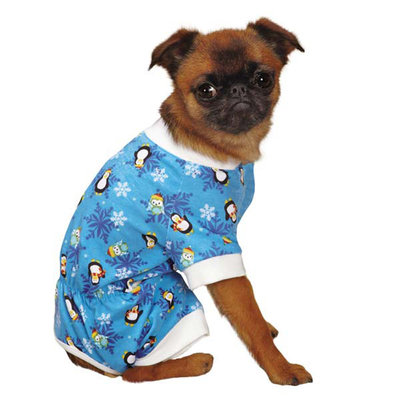 XX Small Breed Dog Clothes Casual Canine North Pole Pals Dog Pajamas