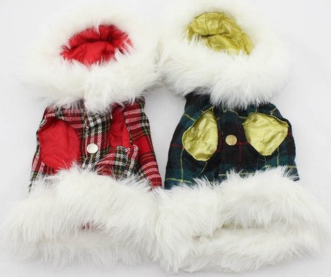 Teddy , Pitbulls Christmas Dog Clothes Coat With Printed Logo Comfortable