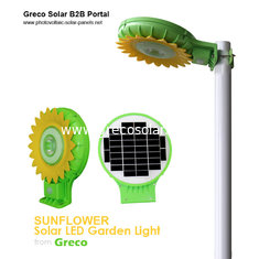 China Solar LED Garden Lights with Light Sense | Sunflowers Style supplier