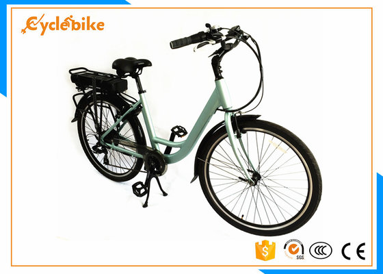 China Custom Ladies Electric Bike 25km/H , Electric Assist Bike Bicycle With Electric Motor supplier