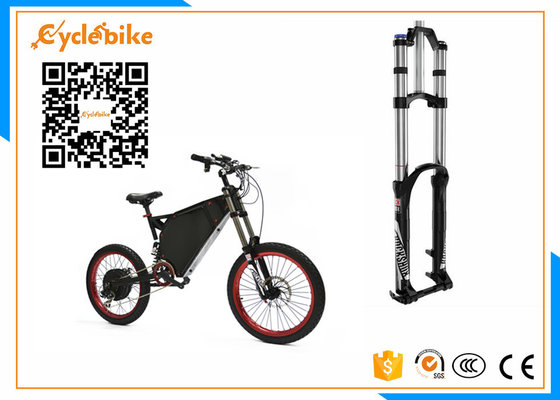 China 19 Inch Full Suspension Electric Mountain Bike 5000w With Carbon Steel Frame Material supplier