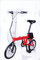 Popular 14 Inch Electric Folding Bike / Folding Electric Bicycles Aluminum Alloy Frame Material supplier