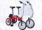 Popular 14 Inch Electric Folding Bike / Folding Electric Bicycles Aluminum Alloy Frame Material supplier