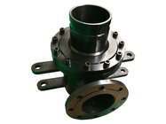 Right Angle connection DN100 hydraulic swivel fitting / water , air rotary union