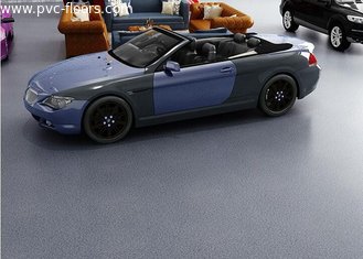Popular antislip marbling pvc vinyl flooring for car shop application