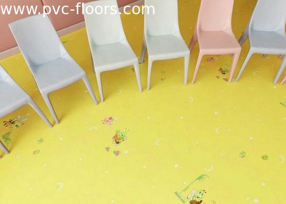 Factory price laminated PVC Carton Vinyl Floor For Children Room