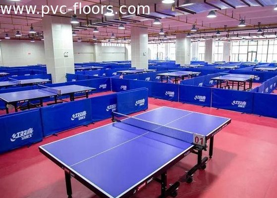 Durable Waterproof 100% Pure Virgin Plastic PVC Floor Vinyl Floor Rolls for Table Tennis GYM Decoration