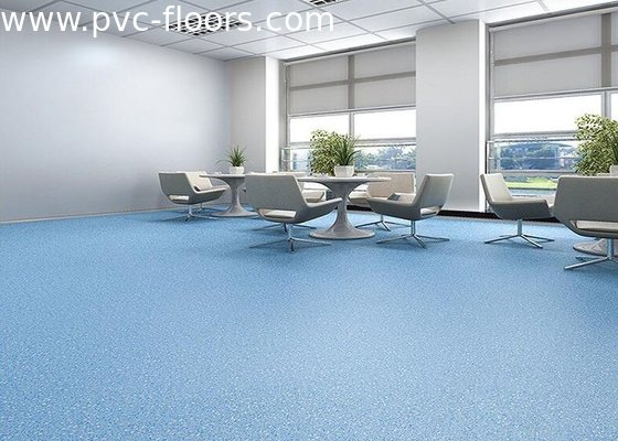 Durable slip-resistance waterproof floral PVC vinyl floor for Office floor