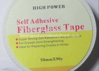 China 50mmx90m Strong Self Adhesive Drywall Fibre Glass Joint Tape For Reinforcing Wall supplier