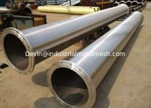 China High Quality Reverse Rolled Johnson Stainless Steel Water Well Screen For Sand Control supplier