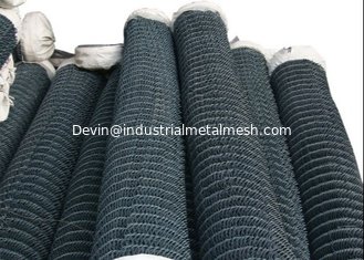 China Low Price Double Barbed Selvage Pvc Coated Chain Link Fence Weight For Construction Materials supplier