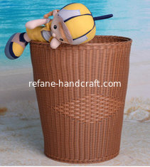 China PP/PE Weaved Rattan Laundry baskets supplier