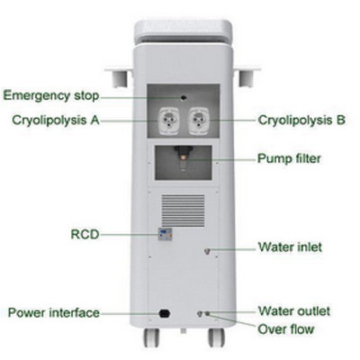 Professional 5 handles treatment multifunction fat freeze cryolipolysis latest weight loss