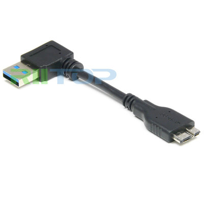 China Micro USB 3.0 Data Sync & Charger Cable A Male 90 Degree to Micro B (11CM) company