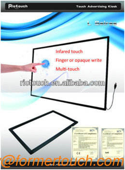 Riotouch Infrared Multi touch frame for smart board with Free education software