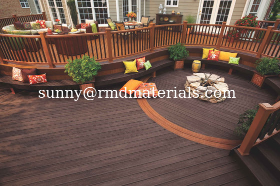 waterproofing board external wpc decking hollow composite decking DIY tiles (RMD-D2) supplier