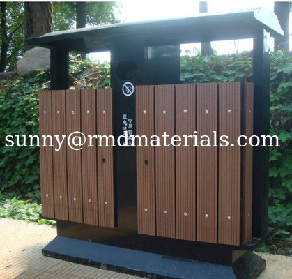 WPC wood plastic composite waste bins RMD-D3 supplier