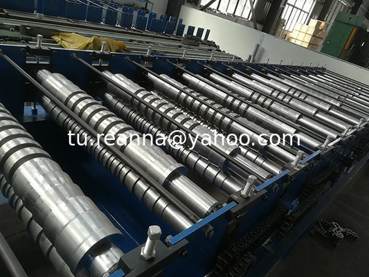 Corrugated roof roll forming machine