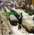 Cameroun kenya Nigeria culvert balloon pneumatic tubular form for drain construction
