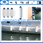 Blue/White Ribbed Boat Fender PVC Floating Inflatable Yacht Buoy Fender