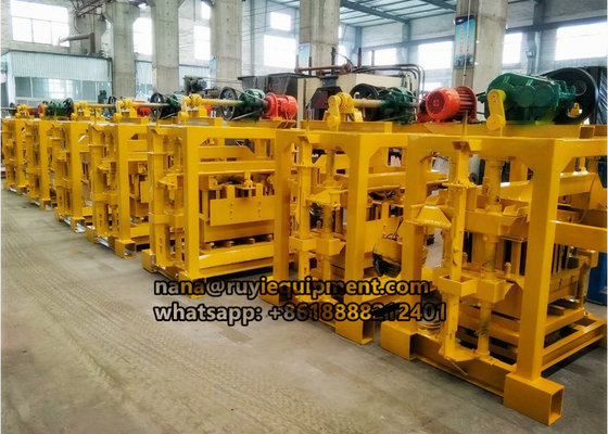 China 4-40 concrete hollow block machine semi-automatic standard brick machine supplier