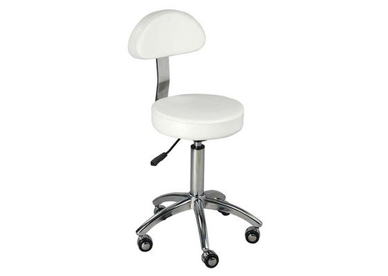 China Hydraulic Salon Rolling Chair Footrest Surpport 360 Degree Swive , 12-13 Cm Pump Stroke supplier