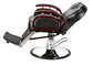 Reclining Backrest Salon Barber Chair Brown With PU Leather Materials 48.5 KGs supplier