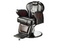 WT-6924 Brown Vintage Barber Shop Chairs Reclining Backrest With Tilted Footrest supplier