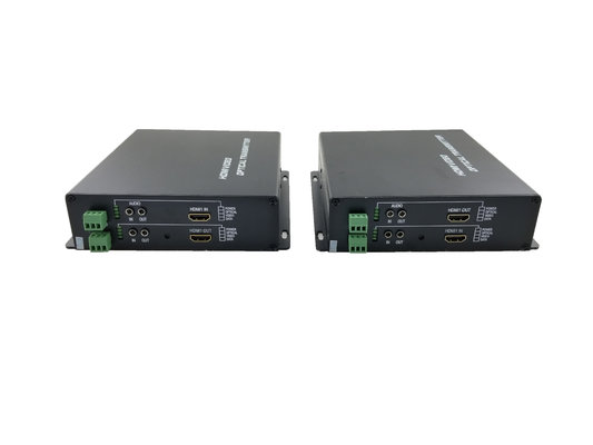 China 2channel HDMI To Fiber optic Converter ,with embedded audio + 1 x return Rs232 data supplier
