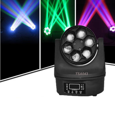 China Cheap 6*10W Small Bee Eye Led LED Moving Head Light For DJ Disco Stage supplier