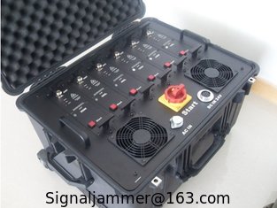 China Signal jammer | 6 Bands 300W High Power Waterproof and Shockproof Walkie talkie Jammer supplier